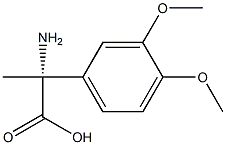 (2R)-2-AMINO-2-(3,4-DIMETHOXYPHENYL)PROPANOIC ACID Struktur