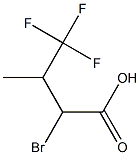 2-BROMO-3-METHYL-4,4,4-TRIFLUOROBUTYRIC ACID Struktur