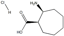 CIS-2-AMINO-CYCLOHEPTANECARBOXYLIC ACID HYDROCHLORIDE Struktur