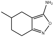 5-METHYL-4,5,6,7-TETRAHYDRO-2,1-BENZISOXAZOL-3-AMINE Struktur