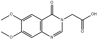 (6,7-DIMETHOXY-4-OXOQUINAZOLIN-3(4H)-YL)ACETIC ACID Struktur