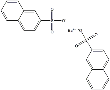 BARIUM BETA-NAPHTHALENESULFONATE Struktur