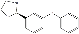 1-((2R)PYRROLIDIN-2-YL)-3-PHENOXYBENZENE Struktur