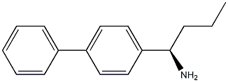 (1R)-1-(4-PHENYLPHENYL)BUTYLAMINE Struktur