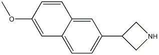 3-(6-METHOXY-NAPHTHALEN-2-YL)-AZETIDINE Struktur