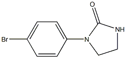 1-(4-BROMOPHENYL)TETRAHYDRO-2H-IMIDAZOL-2-ONE Struktur