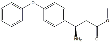 METHYL (3R)-3-AMINO-3-(4-PHENOXYPHENYL)PROPANOATE Struktur