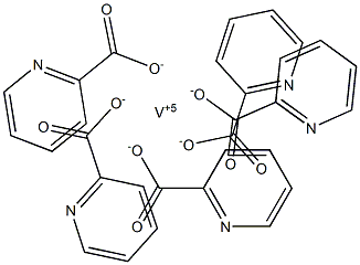 VANADIUM PICOLINATE Struktur