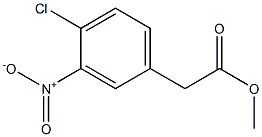 METHYL 4-CHLORO-3-NITROPHENYLACETATE Struktur