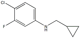 (1S)(4-CHLORO-3-FLUOROPHENYL)CYCLOPROPYLMETHYLAMINE Struktur