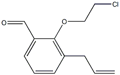 3-ALLYL-2-(2-CHLORO-ETHOXY)-BENZALDEHYDE Struktur