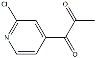 1-(2-CHLORO-4-PYRIDYL)-1,2-PROPANEDIONE Struktur