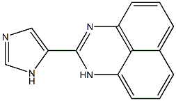 2-(1H-IMIDAZOL-5-YL)-1H-PERIMIDINE Struktur