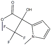 METHYL 3,3,3-TRIFLUORO-2-HYDROXY-2-(1-METHYL-1H-PYRROL-2-YL)PROPANOATE Struktur