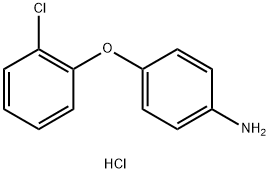 4-(2-CHLOROPHENOXY)ANILINE HYDROCHLORIDE Struktur