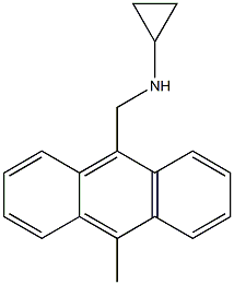 (1R)CYCLOPROPYL(10-METHYL(9-ANTHRYL))METHYLAMINE Struktur