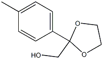 [2-(4-METHYLPHENYL)-[1,3]DIOXOLAN-2-YL]METHANOL Struktur