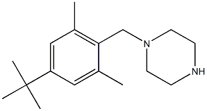 1-(4-TERT-BUTYL-2,6-DIMETHYLBENZYL)PIPERAZINE Struktur