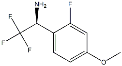 (1S)-2,2,2-TRIFLUORO-1-(2-FLUORO-4-METHOXYPHENYL)ETHYLAMINE Struktur