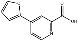 4-(FURAN-2-YL)PYRIDINE-2-CARBOXYLIC ACID Struktur