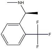 (S)-N-METHYL-1-[2-(TRIFLUOROMETHYL)PHENYL]ETHYLAMINE Struktur