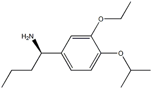 (1R)-1-[3-ETHOXY-4-(METHYLETHOXY)PHENYL]BUTYLAMINE Struktur