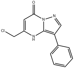 5-(CHLOROMETHYL)-3-PHENYLPYRAZOLO[1,5-A]PYRIMIDIN-7(4H)-ONE Struktur