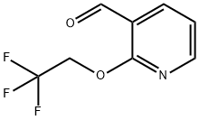 2-(2,2,2-TRIFLUORO-ETHOXY)-PYRIDINE-3-CARBALDEHYDE Struktur