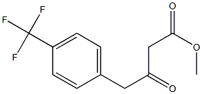 3-OXO-4-(4-TRIFLUOROMETHYL-PHENYL)-BUTYRIC ACID METHYL ESTER Struktur