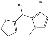 3-BROMO-2-THIENYL-(1-METHYL-2-PYRROLYL)METHANOL Struktur