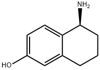 (5S)-5-AMINO-5,6,7,8-TETRAHYDRONAPHTHALEN-2-OL Struktur