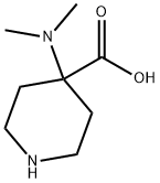 4-DIMETHYLAMINO-PIPERIDINE-4-CARBOXYLIC ACID Struktur