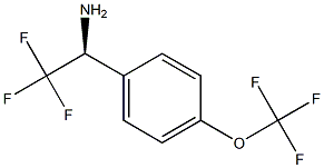 (1S)-2,2,2-TRIFLUORO-1-[4-(TRIFLUOROMETHOXY)PHENYL]ETHYLAMINE Struktur