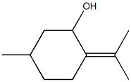 5-METHYL-2-(1-METHYLETHYLIDENE)CYCLOHEXANOL Struktur