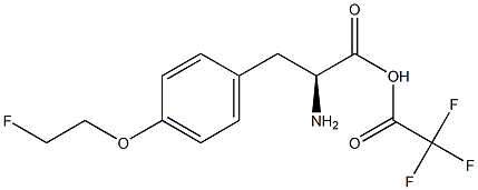 (2S)-O-(2'-FLUOROETHYL)- TYROSINE, TRIFLUOROACETATE Struktur