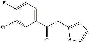 3'-CHLORO-4'-FLUORO-2-THIENYLACETOPHENONE Struktur