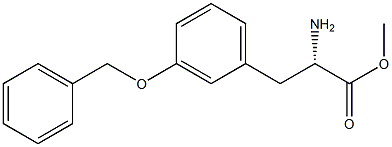 METHYL (2S)-2-AMINO-3-[3-(PHENYLMETHOXY)PHENYL]PROPANOATE Struktur