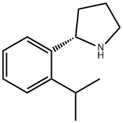 (2S)-2-[2-(METHYLETHYL)PHENYL]PYRROLIDINE Struktur