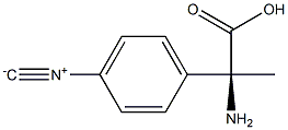 (2S)-2-AMINO-2-(4-ISOCYANOPHENYL)PROPANOIC ACID Struktur