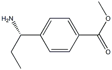 METHYL 4-((1S)-1-AMINOPROPYL)BENZOATE Struktur