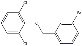 3-BROMOBENZYL-(2,6-DICHLOROPHENYL)ETHER Struktur