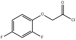 (2,4-DIFLUORO-PHENOXY)-ACETYL CHLORIDE Struktur