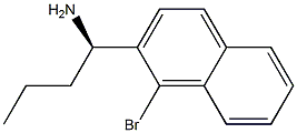 (1R)-1-(1-BROMO(2-NAPHTHYL))BUTYLAMINE Struktur