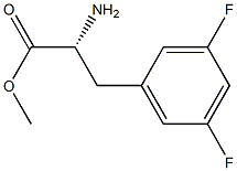 METHYL (2R)-2-AMINO-3-(3,5-DIFLUOROPHENYL)PROPANOATE Struktur