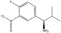 (1R)-1-(4-FLUORO-3-NITROPHENYL)-2-METHYLPROPYLAMINE Struktur