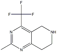 5,6,7,8-TETRAHYDRO-2-METHYL-4-(TRIFLUOROMETHYL)PYRIDO-[4,3-D]-PYRIMIDINE Struktur