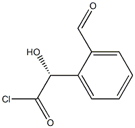 (R)-(-)-2-FORMYLMANDELOYL CHLORIDE Struktur