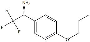 (1R)-2,2,2-TRIFLUORO-1-(4-PROPOXYPHENYL)ETHYLAMINE Struktur