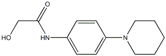 2-HYDROXY-N-(4-PIPERIDIN-1-YLPHENYL)ACETAMIDE Struktur