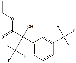 3,3,3-TRIFLUORO-2-HYDROXY-2-(3-TRIFLUOROMETHYLPHENYL)PROPIONIC ACID ETHYL ESTER Struktur